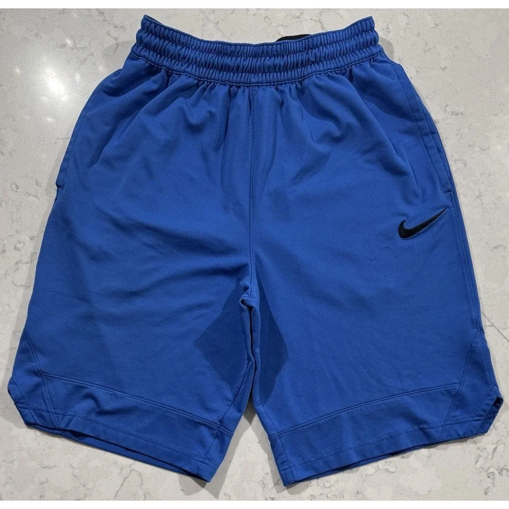 Nike Mens Small Blue Dri-FIT Athletic Gym Training Shorts AJ3914-480